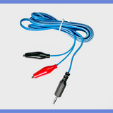 Alligator clips with 3.5mm metal connector