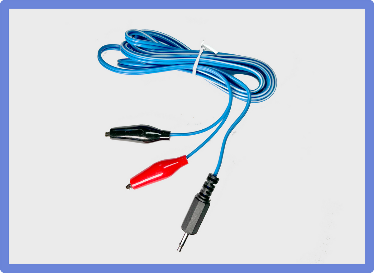 Alligator clips with 3.5mm metal connector