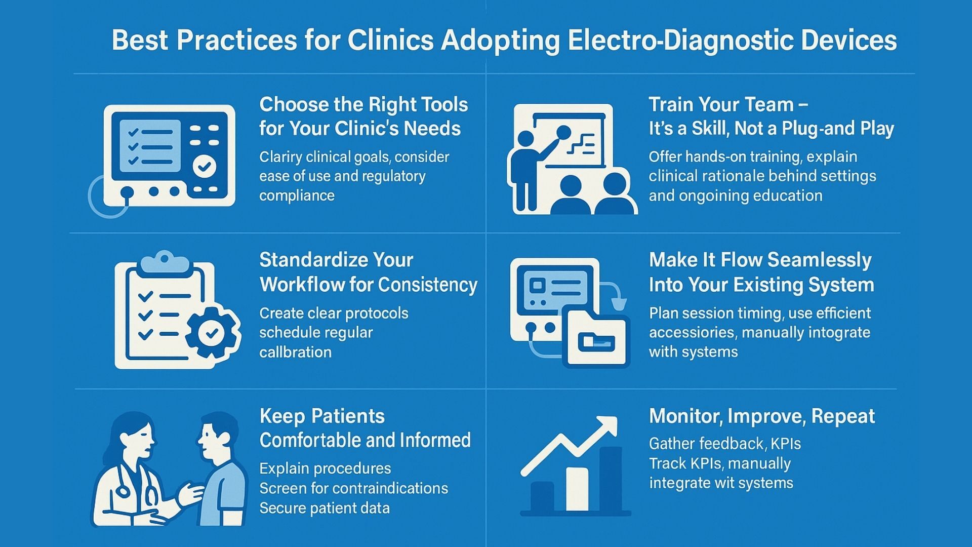 Best Practices for Clinics Adopting Electro-Diagnostic Devices